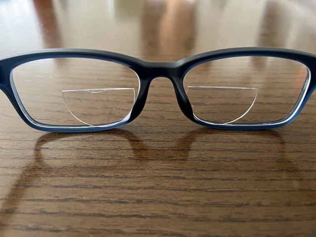 ハイドロタックメガネに貼る老眼鏡